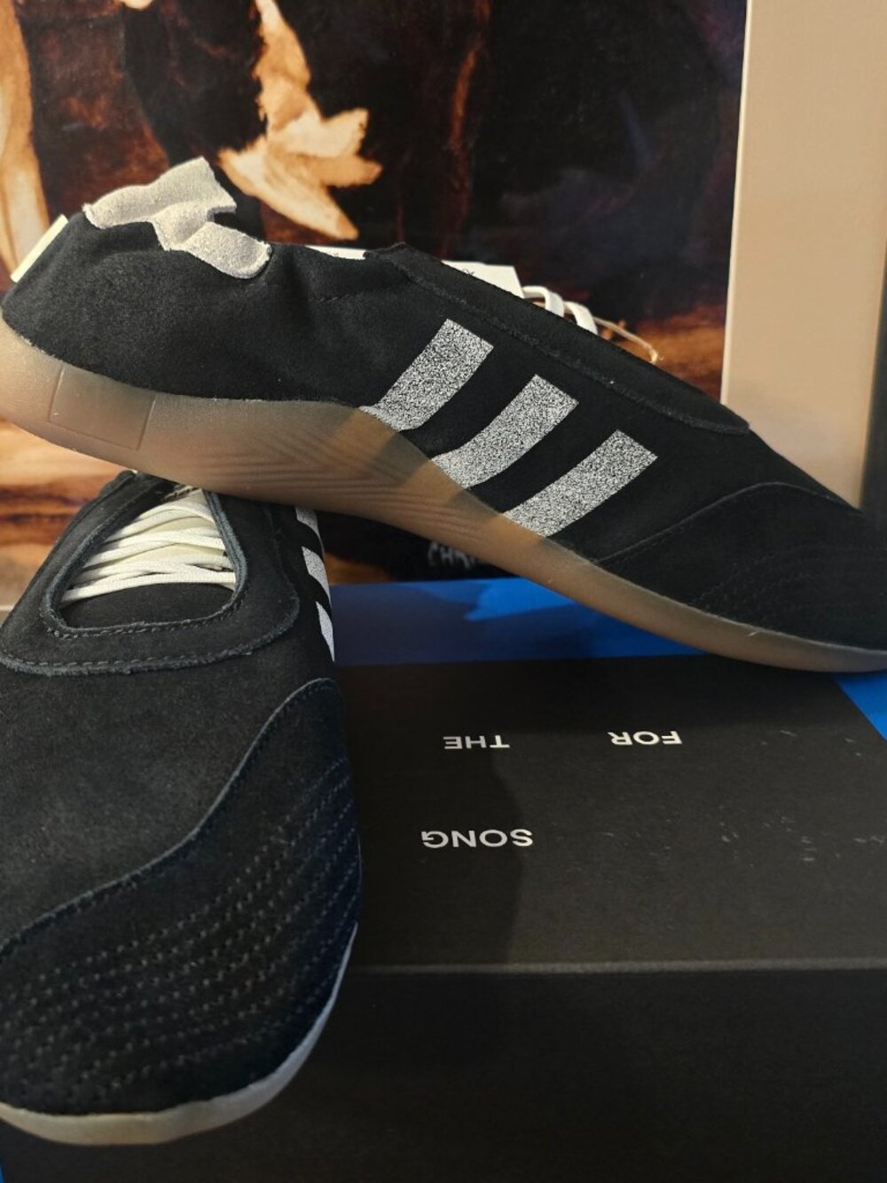 Adidas x Song for the Mute Taekwondo Mei Core Black Cloud White HP3517 Mens 10.5